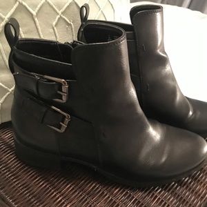 Black ankle boots